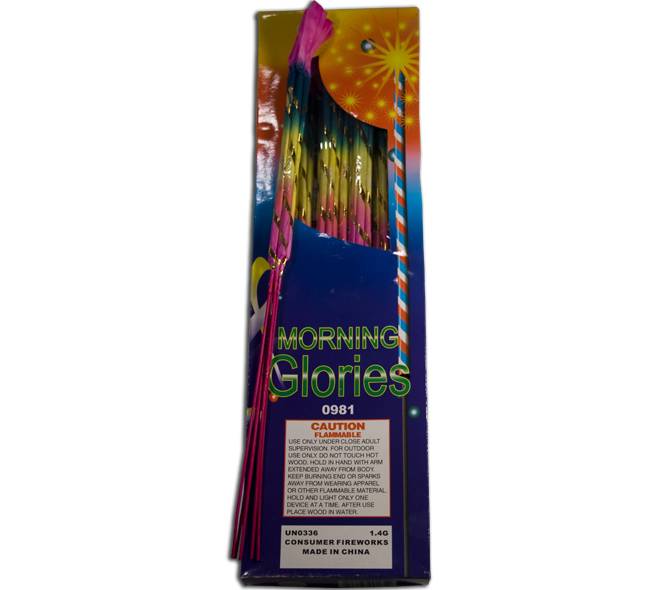 Morning Glory Sparklers - Colored – Champny's Fireworks