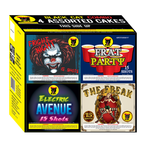 Black Cat Combo 4 Assorted - 500 Gram Cakes!
