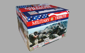 Military Tribute - Red, White and Blue Fan Cake