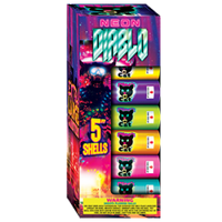 Black Cat NEON Diablo 5" XL Canister Shell